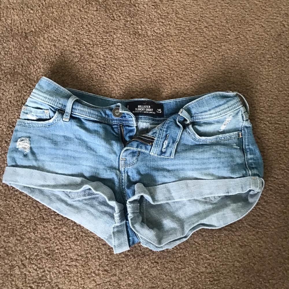 Hollister jean shorts